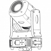PROCBET Q-Spot 75 cветодиодный вращающийся прожектор Spot