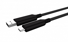 Prestel UAC311-015 кабель гибридный оптический USB 3.1 Gen1 Type A - Type C, литые разъемы, 15 метров