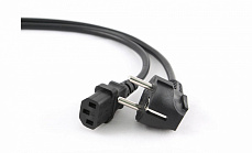 Wize CAC10-EU-C13-5M кабель сетевой , 5 м, Евровилка 3 pin - C13, 10 А, черный, пакет