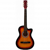 Terris TF-3802C SB гитара акустическая шестиструнная, цвет санберст