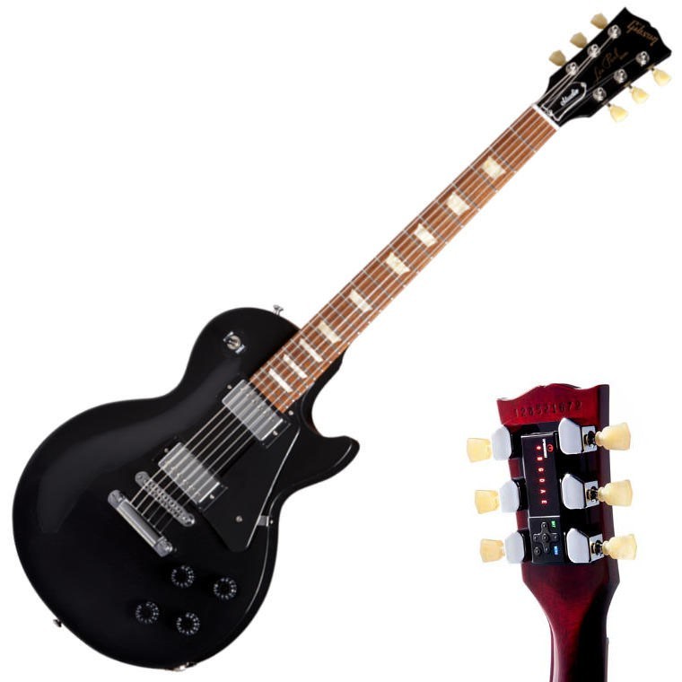 Gibson Les Paul Studio 2013 Min-Etune Ebony электрогитара с роботизированными колками