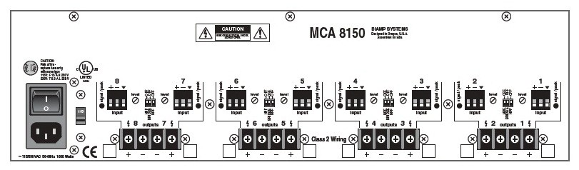 Biamp MCA 8150 усилитель мощности