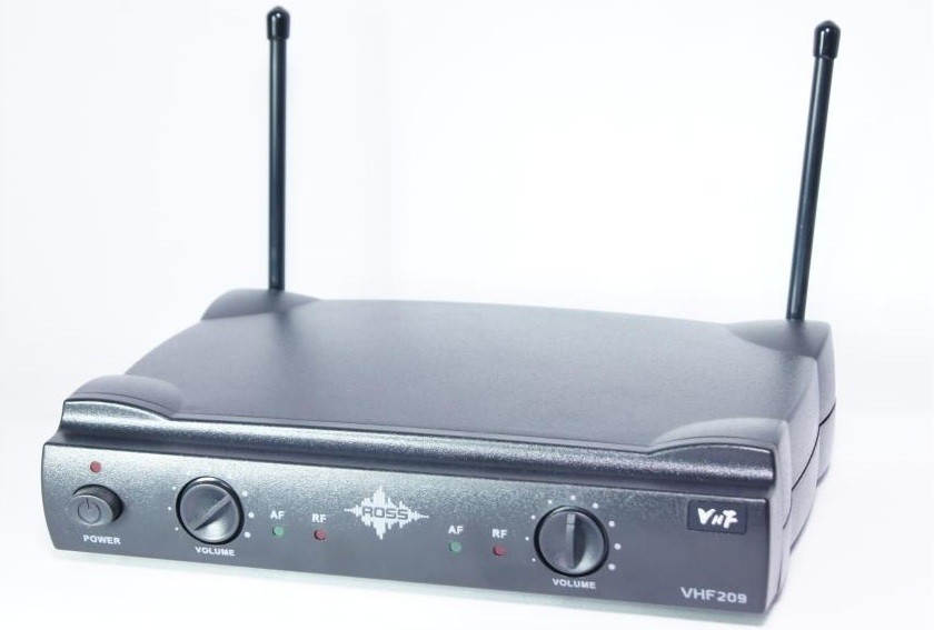Ross VHF209 вокальная радиосистема UHF с 2-мя ручными передатчиками