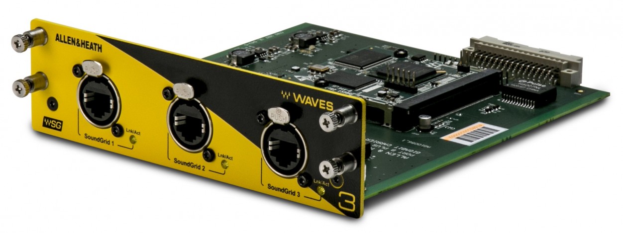 Allen&Heath DLive M-DL-Waves-V3 сетевая аудио карта Waves, переключаемая частота сэмплирования 48/96 кГц