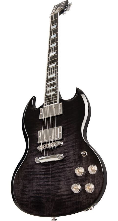 Gibson 2019 SG Modern Trans Black Fade электрогитара, цвет черный, в комплекте кейс
