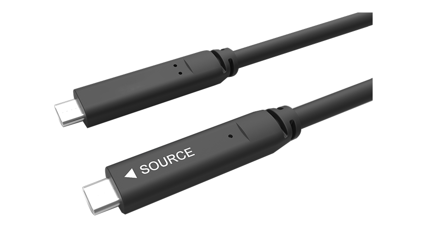 Prestel UCC312-003 кабель гибридный оптический USB 3.1 Gen2 Type C, поддержка DP1.4, литые разъемы, 3 метра