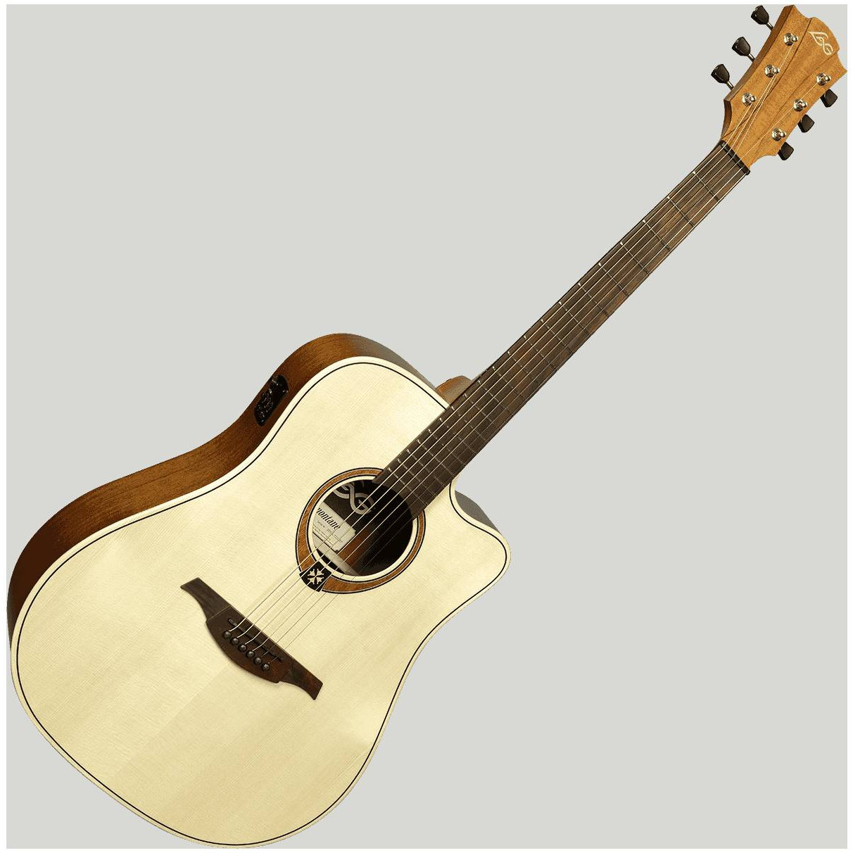 LAG T-70D CE Nat гитара электроакустическая шестиструнная