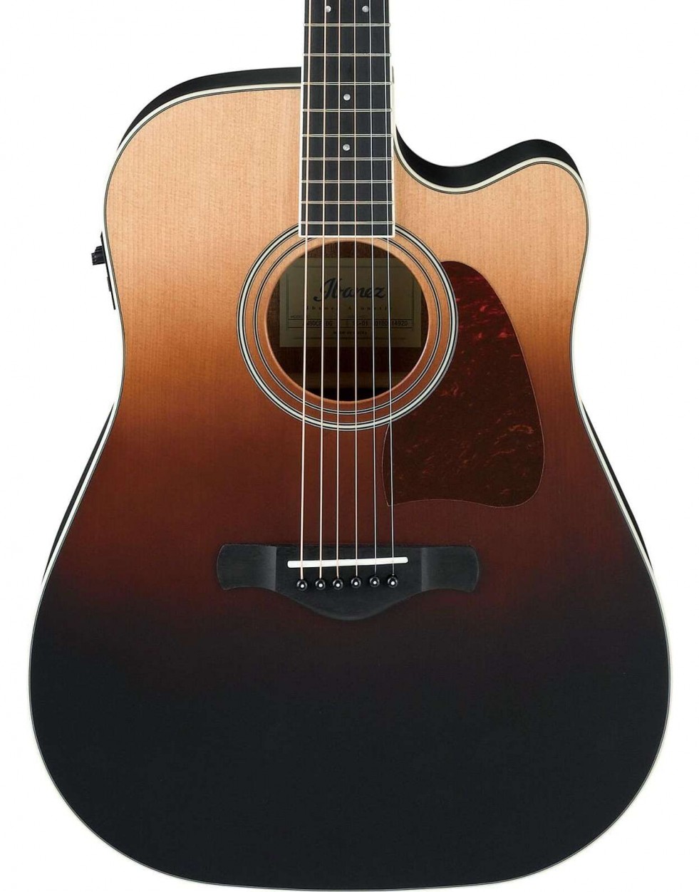Ibanez AW80CE-BLG Artwood электроакустическая гитара, цвет коричневый градиент