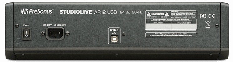 PreSonus StudioLive AR12 USB аналоговый микшер, 14 каналов