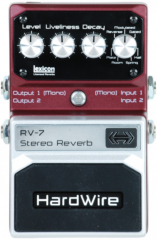 Digitech RV-7 Stereo Reverb гитарная педаль эффекта реверберации