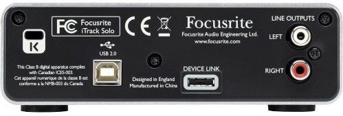 Focusrite iTrack Solo (Lightning) USB интерфейс