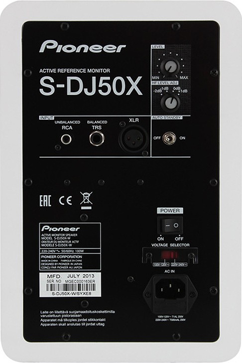 Pioneer S-DJ50X-W активный студийный монитор