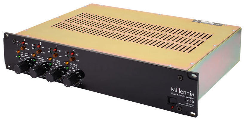 Millennia Media HV-3D-4  прецизионный 4-канальный микрофонный предусилитель