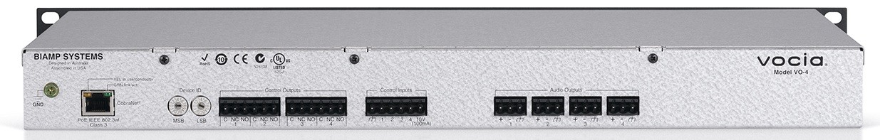 Biamp VO-4 сетевой модуль аудио выходов на 4 канала