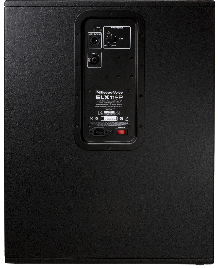 Electro-Voice ELX118P активный сабвуфер, 18', 700 Вт, цвет черный