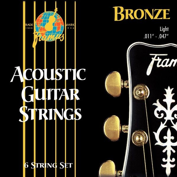 Framus 48200L струны для акустической гитары 11-47, медь/цинк