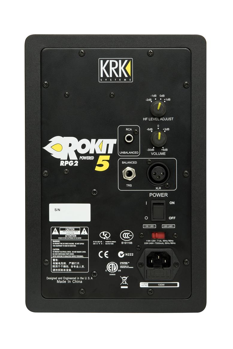 KRK RP5 G2 активный 2-полосный студийный монитор, 45 Вт, 5''