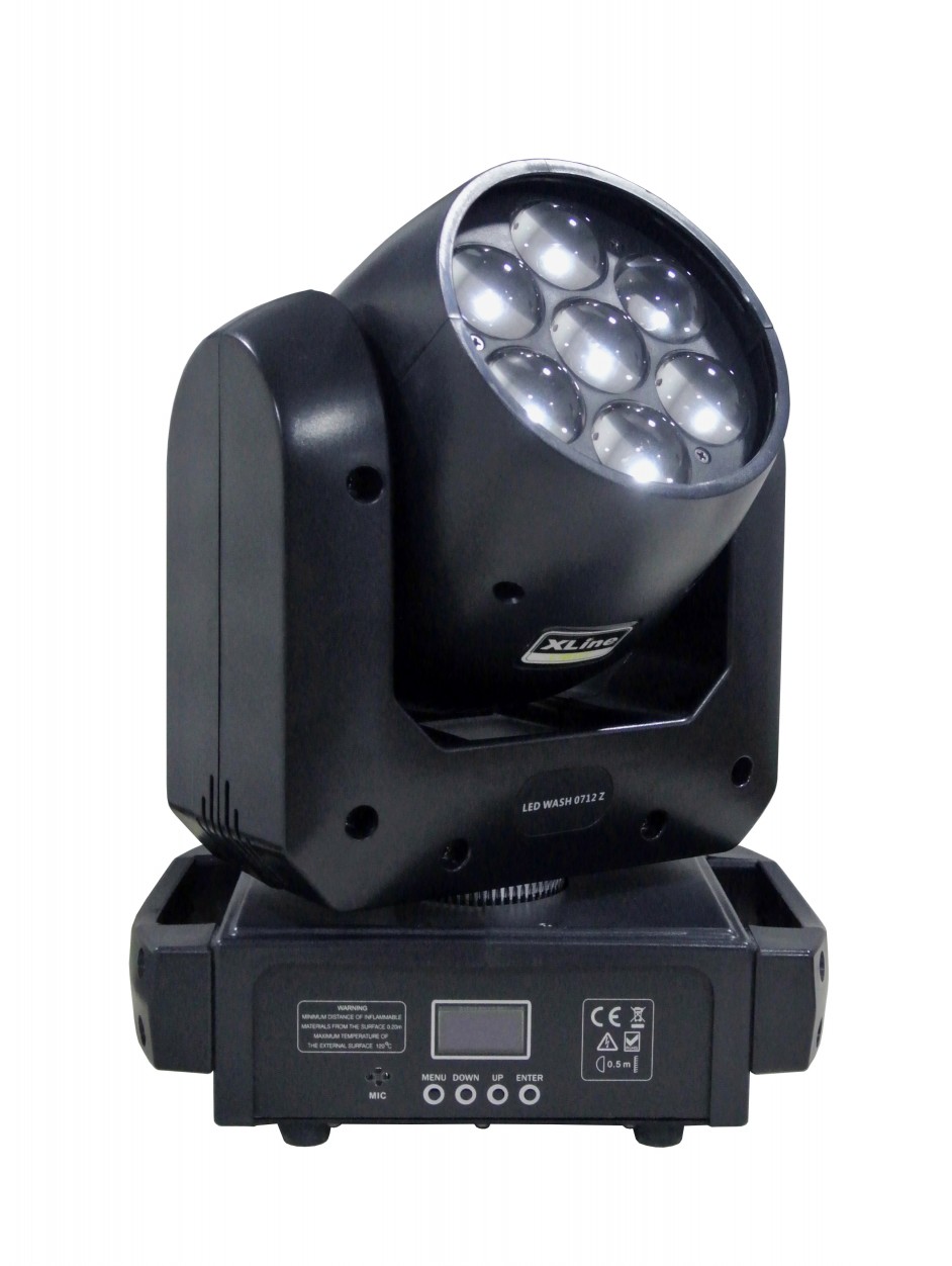 XLine Light LED Wash 0712 Z световой прибор полного вращения, 7 RGBW светодиодов мощностью 12 Вт