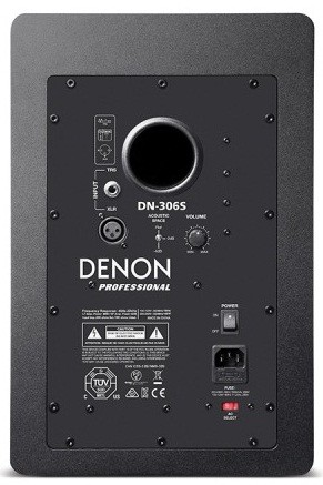 Denon DN-306S активный студийный монитор, цвет черный