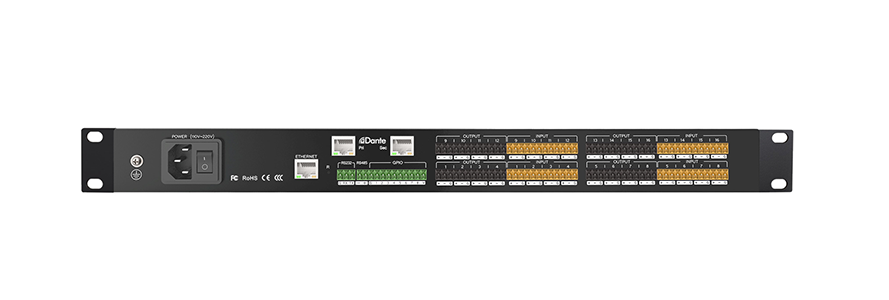 S-Track Tiger D88S цифровой аудио процессор, 8 входов, 8 выходов, Dante+AFC