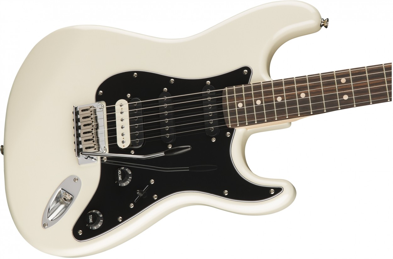 Fender Squier Contemporary Stratocaster HSS, Pearl White электрогитара Stratocaster, цвет жемчужно-белый