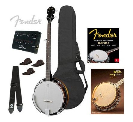 Fender Concert Tone Banjo Pack банджо, набор
