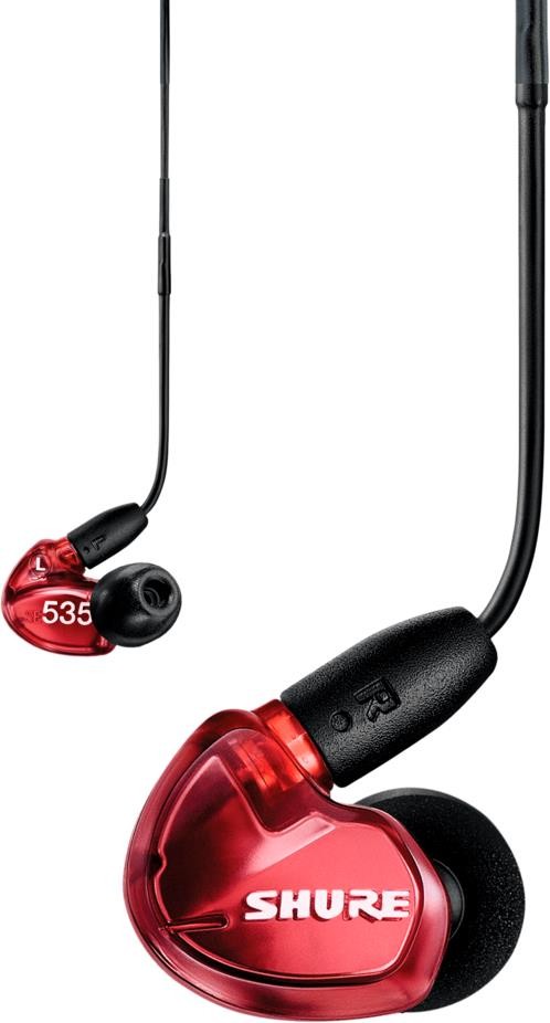 Shure SE535LTD+UNI-EFS наушники внутриканальные, цвет 'сияющий красный', кабель TRRS 3.5 мм