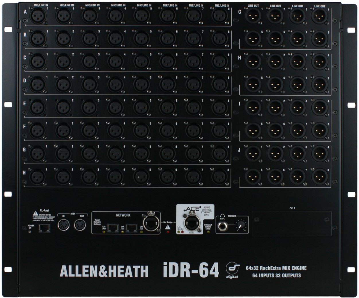 Allen&Heath iDR-64 цифровой микшерный модуль