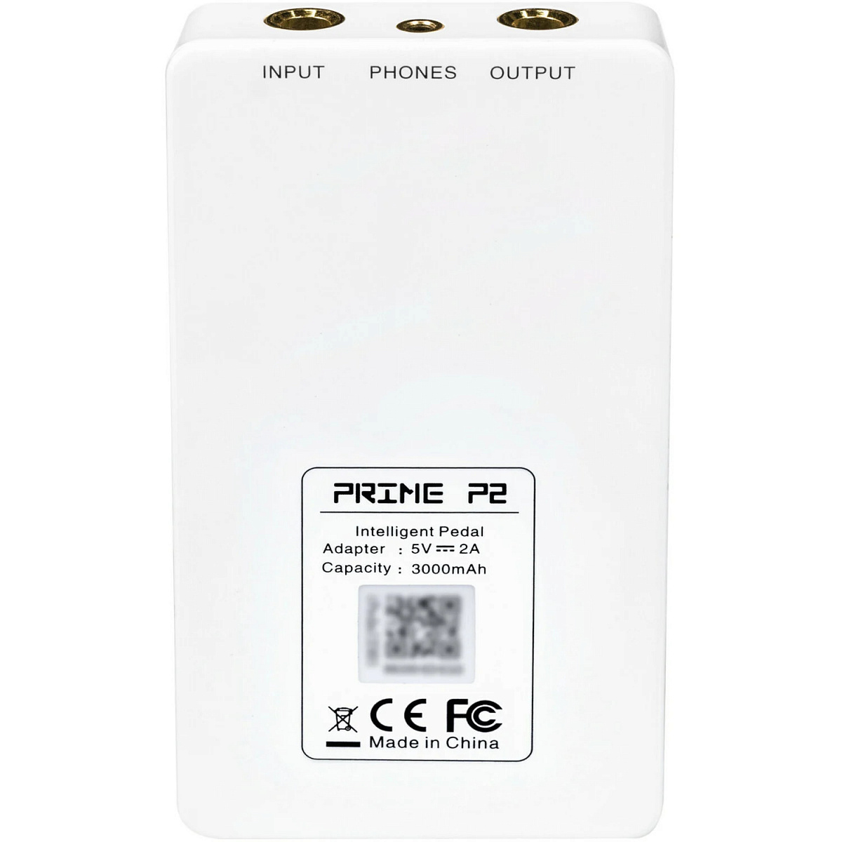 Mooer P2 White  карманный гитарный процессор эффектов, цвет белый