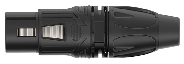 Roxtone RX3F-BS разъем cannon кабельный "мама" 3-х контактный, цвет черный