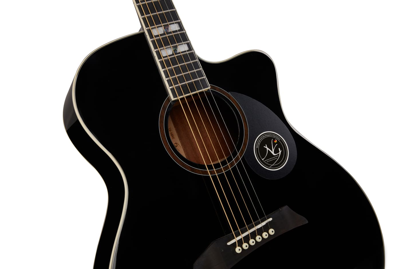 NG DAWN N1 BK акустическая гитара, цвет черный