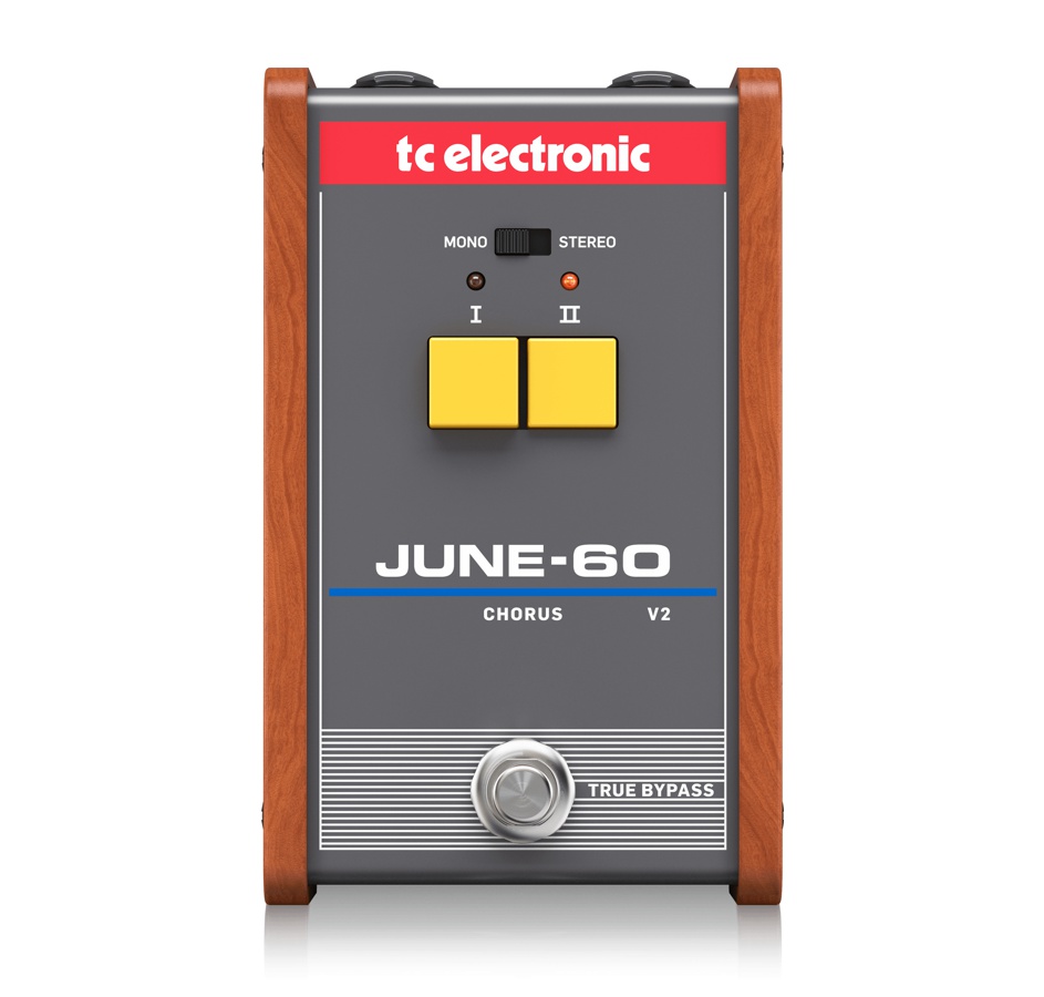 TC Electronic June-60 V2 полностью аналоговый стерео хорус для гитар, баса, клавиш