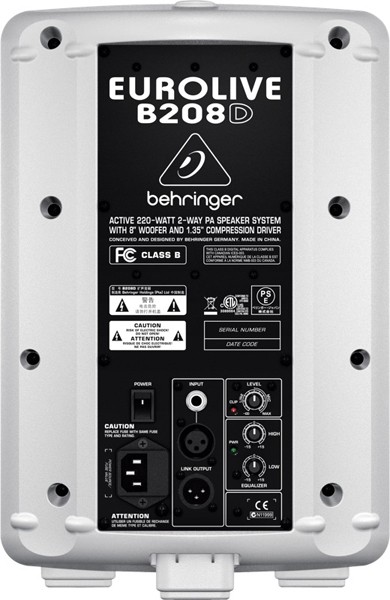 Behringer B208D-WH активная акустическая система