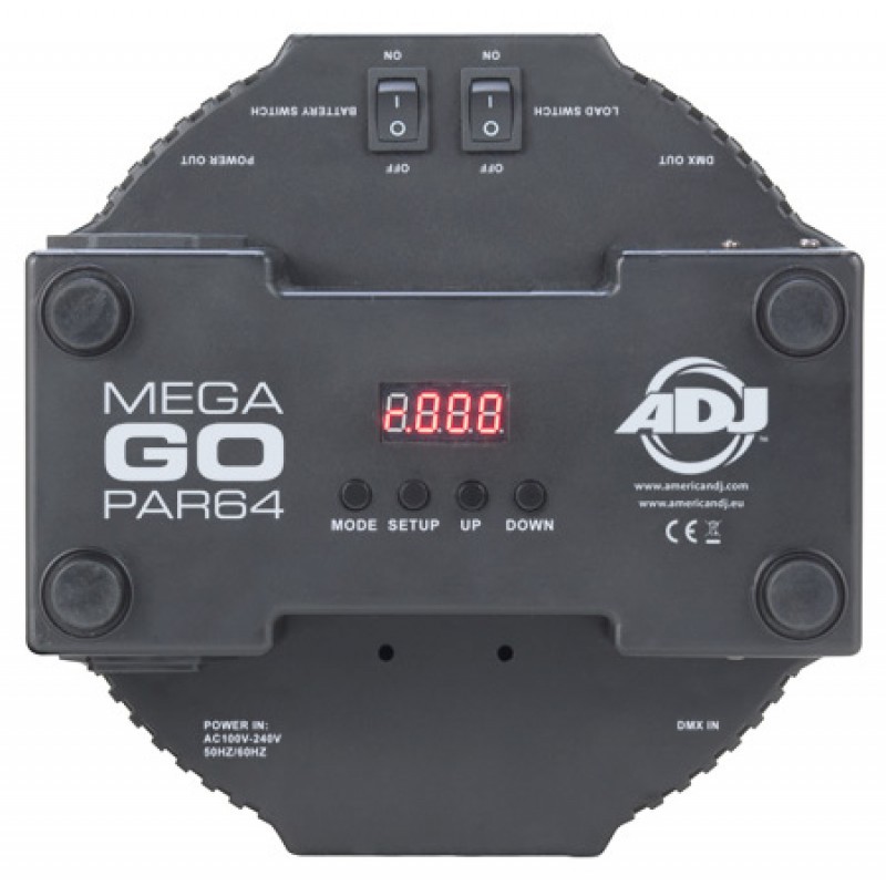 American Dj Mega GO PAR64 прожектор Par 64 со 176 светодиодами, мощность 22 Вт