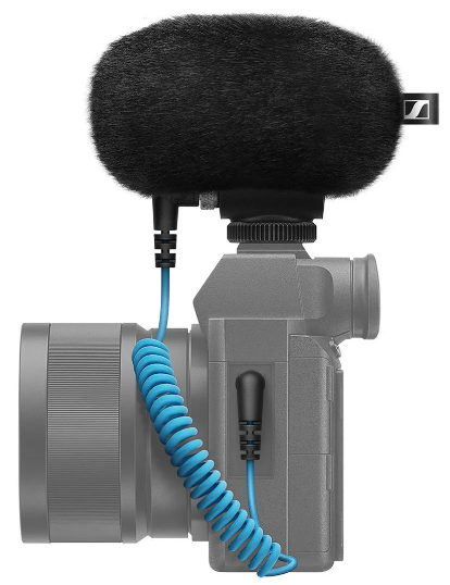 Sennheiser MKE 200 направленный микрофон для камеры со встроенной защитой от ветра и амортизацией