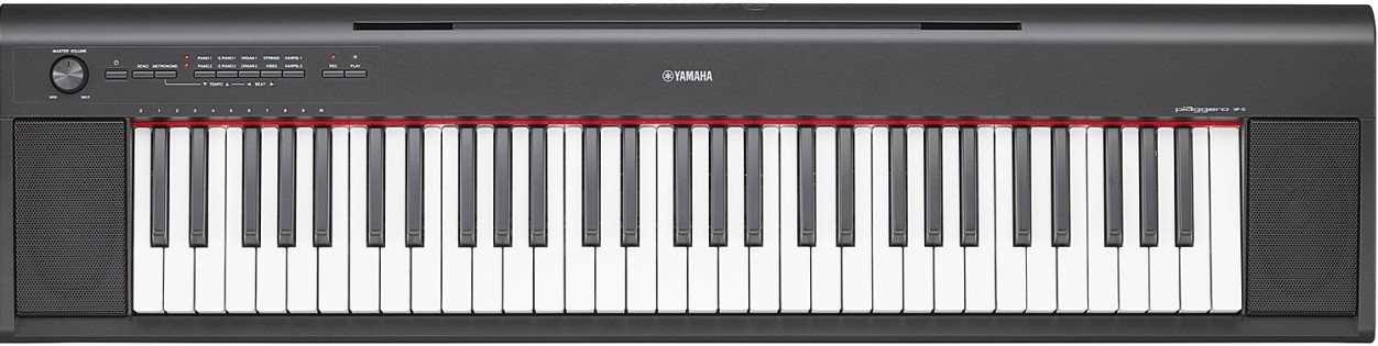 Yamaha NP-12B электропиано, 61 клавиша, 64-х голосная полифония, 10 тембров, динамики 2 х 2.5 Вт