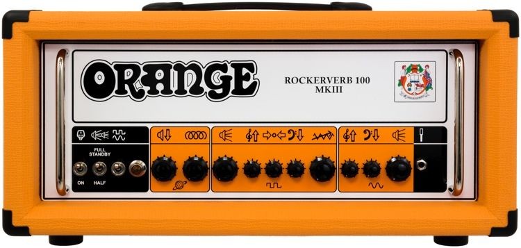 Orange Rockerverb 100H MKIII  ламповый гитарный усилитель, 100 Вт, цвет оранжевый