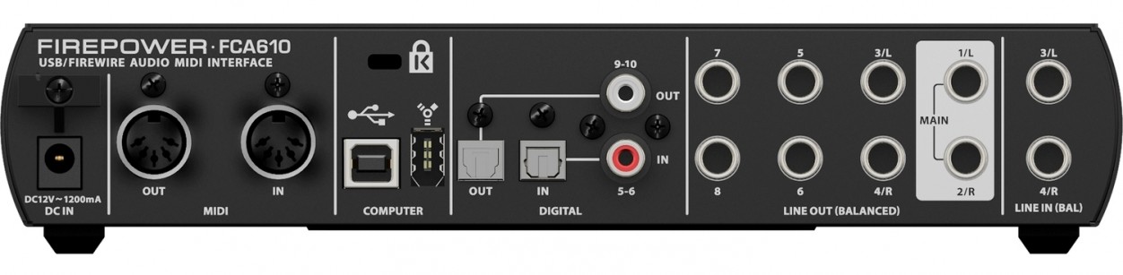 Behringer FCA610 Firepower USB/FireWire аудио интерфейс
