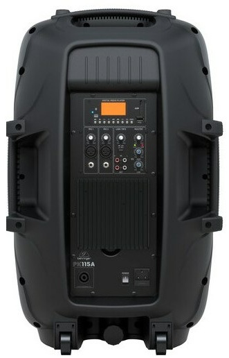 Behringer PK115A 2-х полосная активная АС 15", 800Вт,  встроенный 2-полосный микшер, усил. класса AB, MP3, Bluetooth, USB, SD/MMC карты