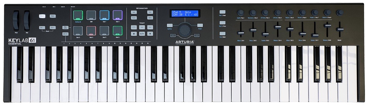 Arturia KeyLab Essential 49 Black Edition 49 клавишная MIDI клавиатура