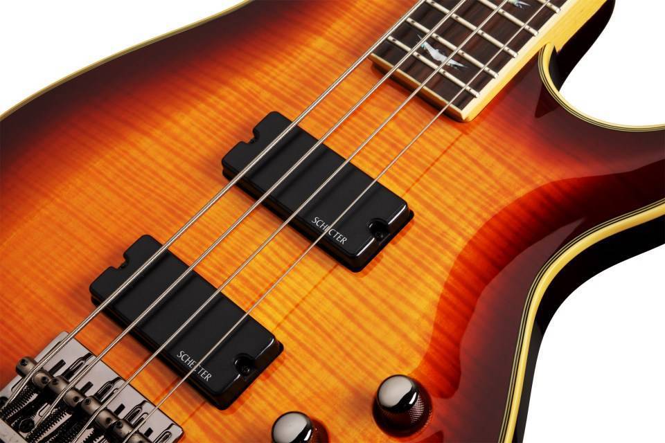 Schecter Omen Extreme-4 VSB  гитара бас, 4 струны, цвет винтажный санбёрст