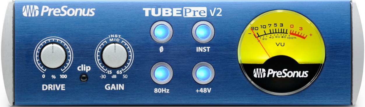 PreSonus TubePre V2 ламповый микрофонно-инструментальный преамп