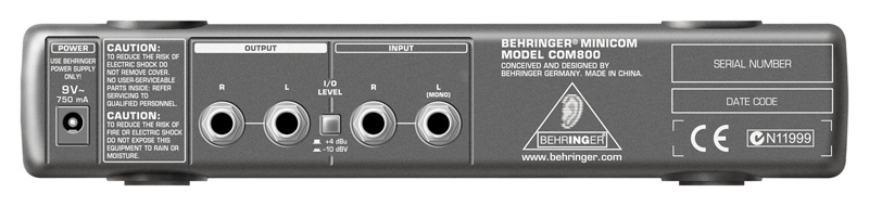 Behringer COM 800 MiniCom компрессор с энхансером