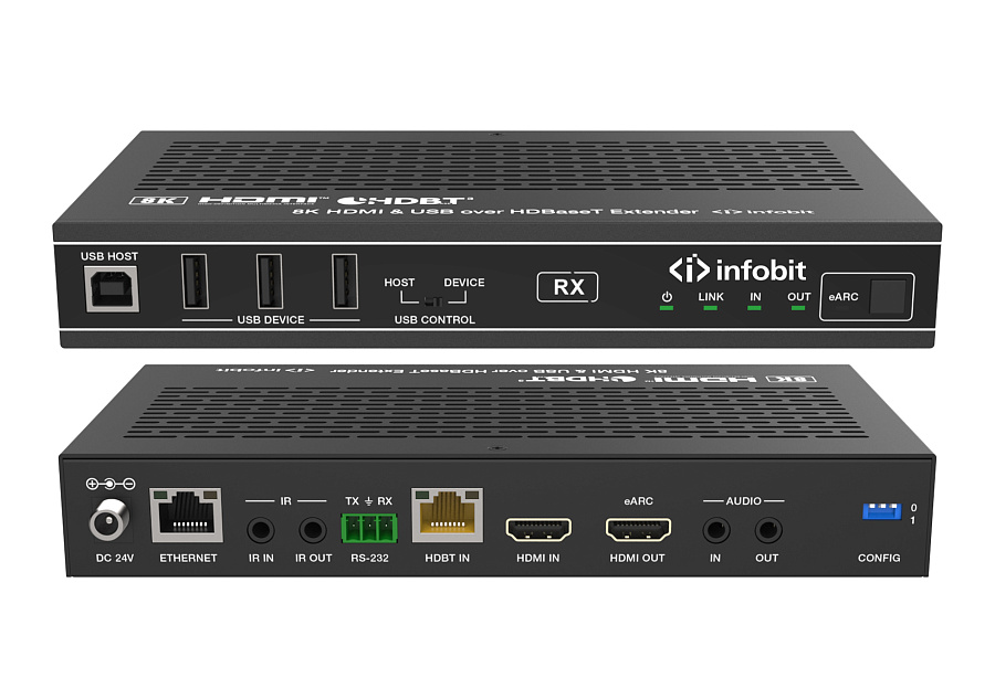 Infobit iTrans E90U8K удлинитель сигнала HDMI