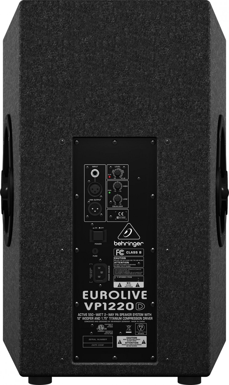 Behringer VP1220D Eurolive активная акустическая система