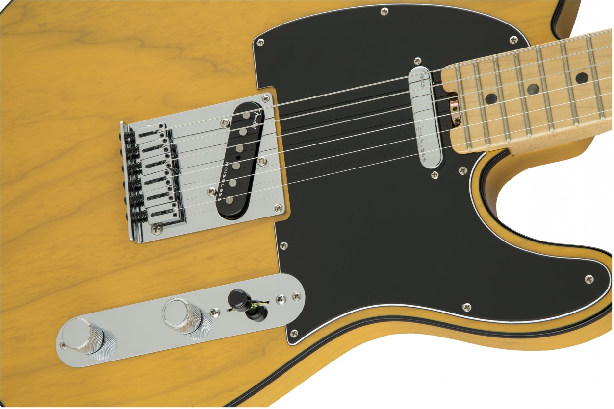Fender American Elite Telecaster® Maple Fingerboard Butterscotch Blonde электрогитара, цвет баттерскотч блонд