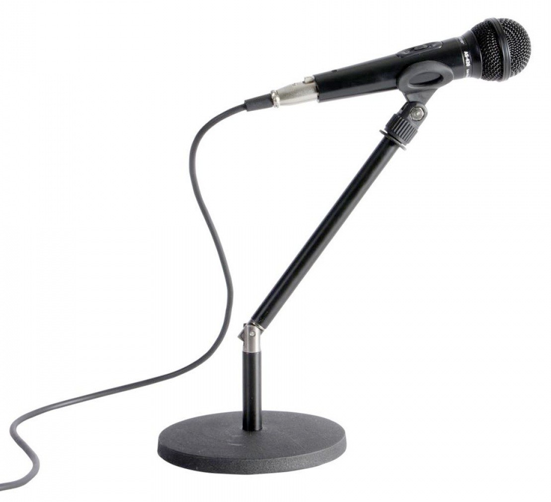 OnStage DS8100 настольная микрофонная стойка, круглое основание
