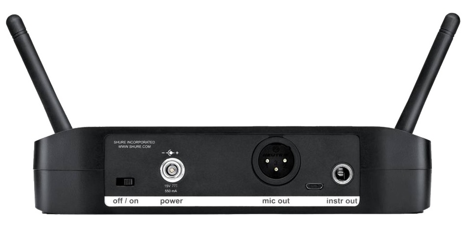 Shure SLXD24/B87A H56 радиосистема с ручным микрофоном Beta 87A, 518-562 МГц, цвет черный