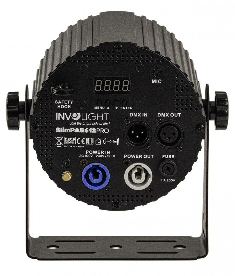 Involight SlimPAR612Pro светодиодный прожектор 6 x12Вт, RGBWA/UV 6-в-1 мультичип