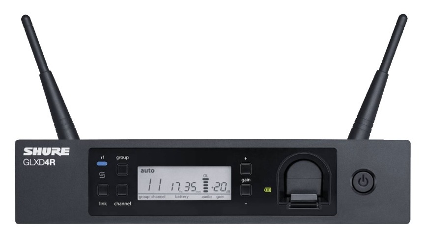 Shure GLXD14RE/SM31 Z2 цифровая рековая радиосистема с бодипаком и головным микрофоном SM31 для фитнес-инструкторов, 2404-2478 МГц